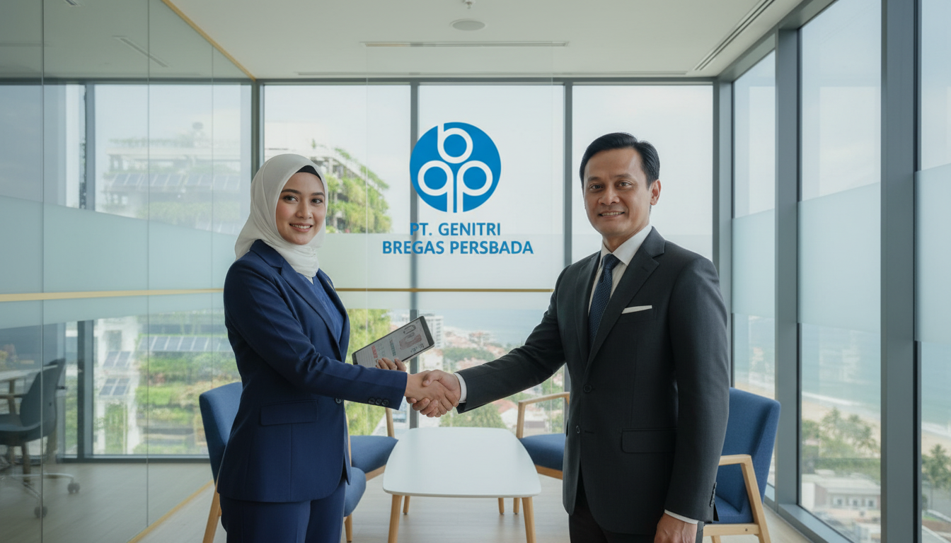 PT Genitri Bregas Persada Strategic Board Partnership Handshake